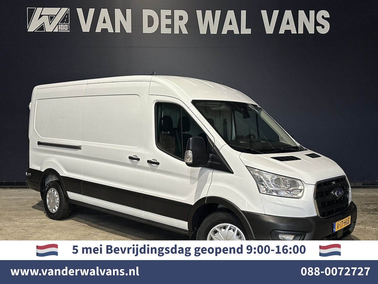 Ford Transit - 2.0 TDCI 131pk L3H2 Euro6 Airco | Navigatie | Camera | Cruisecontrol | Apple Carplay | Sto - AutoWereld.nl