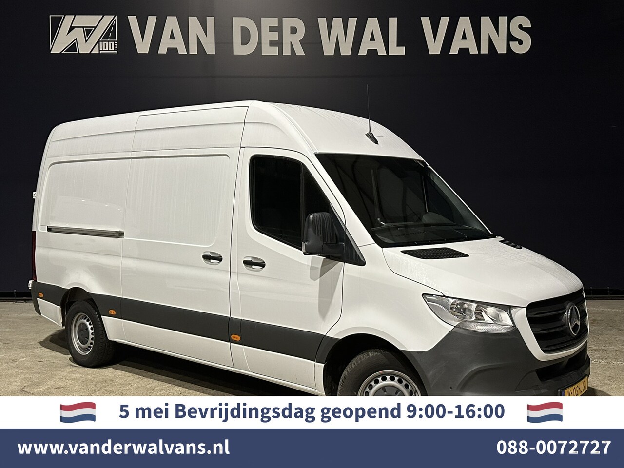 Mercedes-Benz Sprinter - 317 CDI 170pk 9G-Tronic Automaat L2H2 Fabrieksgarantie Euro6 Airco | Camera | Navigatie Cr - AutoWereld.nl