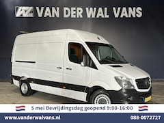 Mercedes-Benz Sprinter - 316 CDI 164pk L2H2 Euro6 Airco | 2800kg trekhaak | Cruisecontrol | Parkeersensoren zijdeur