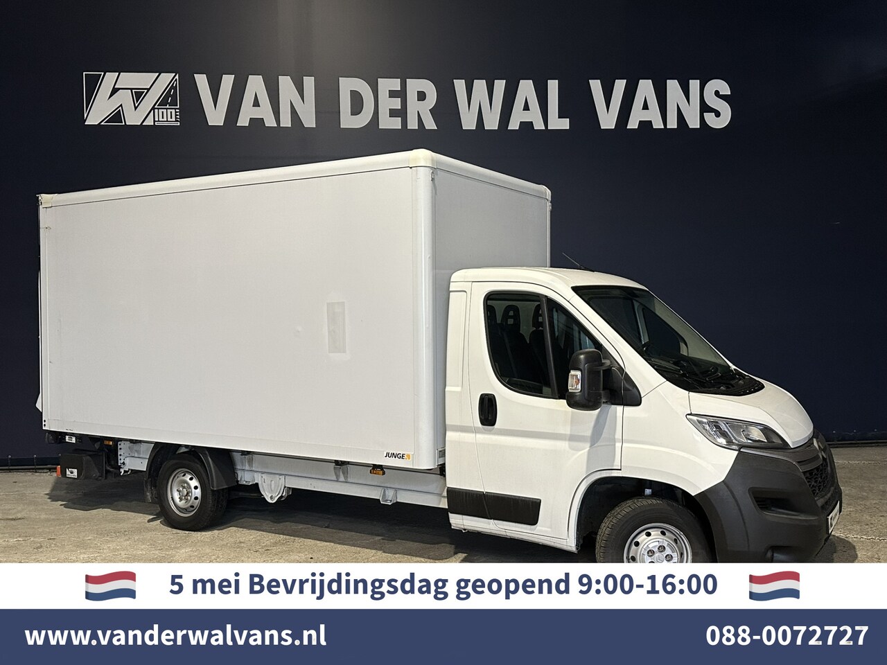 Citroën Jumper - 2.2 BlueHDi 141pk Bakwagen Laadklep 1075kg Laadvermogen Euro6 Airco | bijrijdersbank - AutoWereld.nl