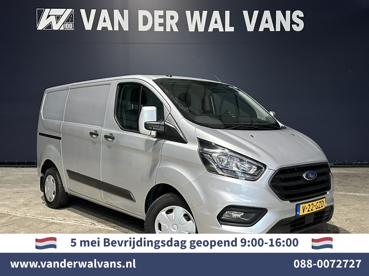 Ford Transit Custom - 2.0 TDCI L1H1 Euro6 Airco | Navigatie | Cruisecontrol | Parkeersensoren | LED | Stoelverwa - AutoWereld.nl