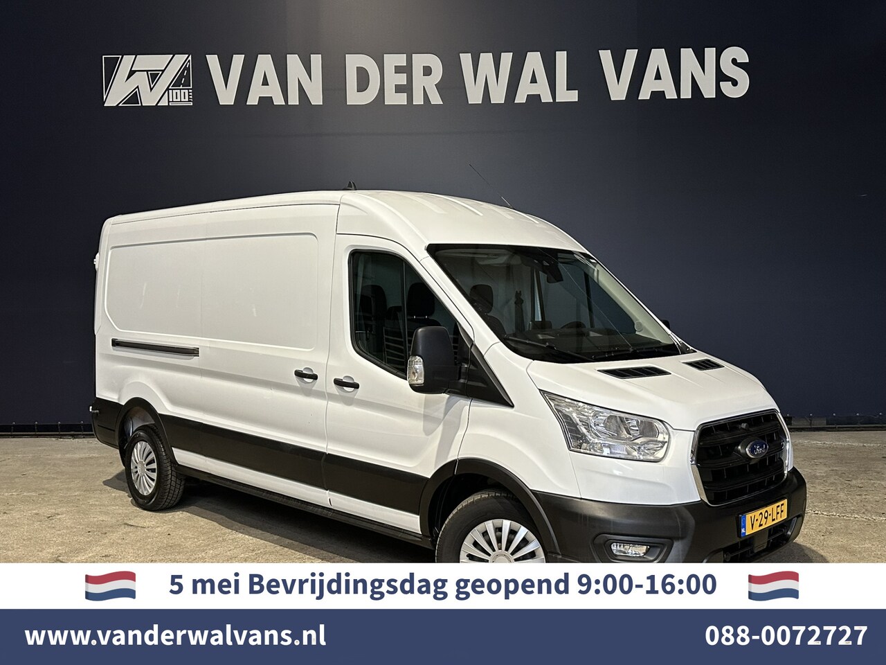 Ford Transit - 2.0 TDCI 131pk L3H2 Euro6 Airco | Navigatie | Camera | Cruisecontrol | Apple Carplay | Sto - AutoWereld.nl
