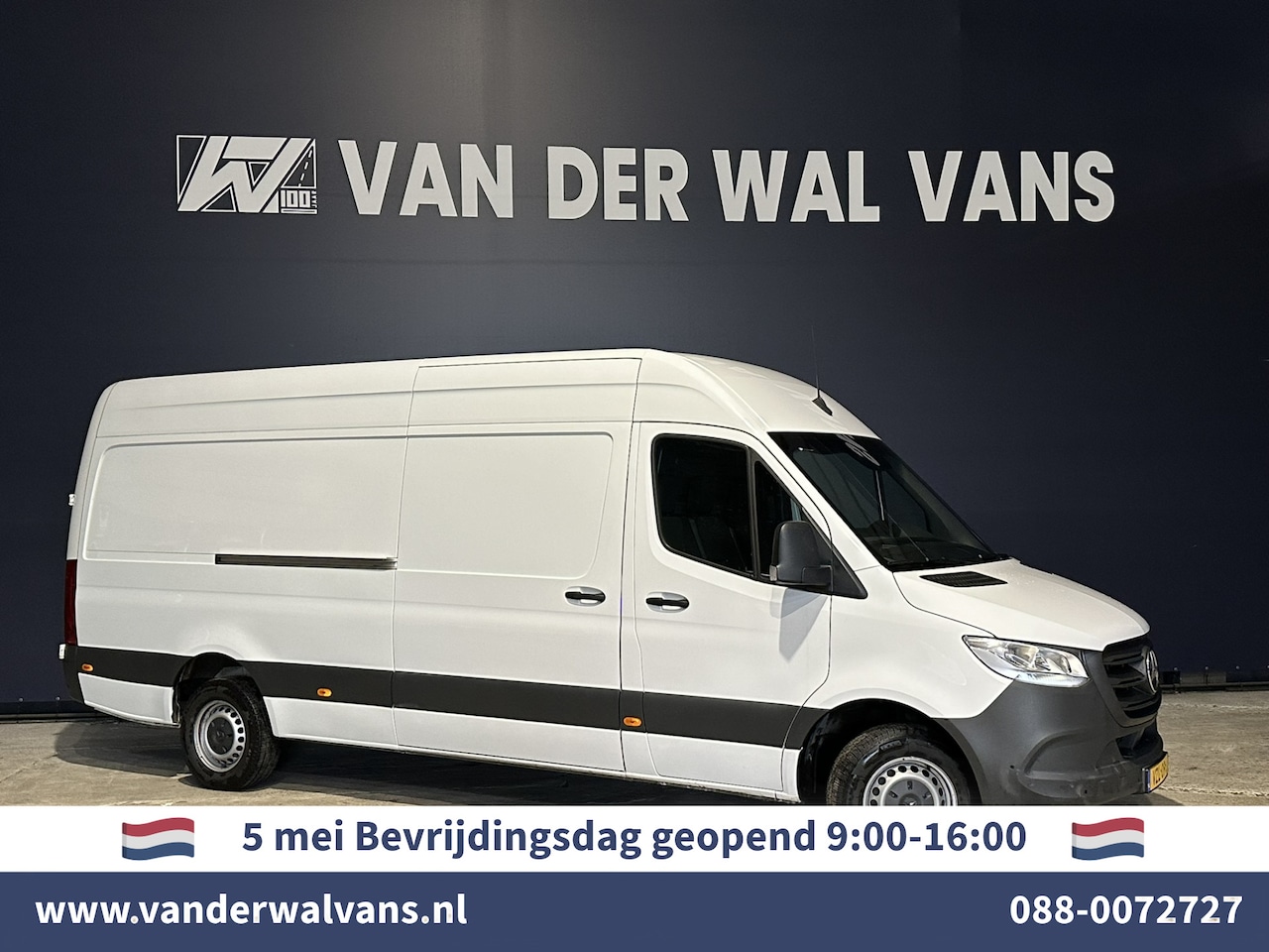 Mercedes-Benz Sprinter - 317 CDI 170pk L3H2 Euro6 RIJKLAAR Airco | Camera | Navigatie | Trekhaak | Cruisecontrol Pa - AutoWereld.nl