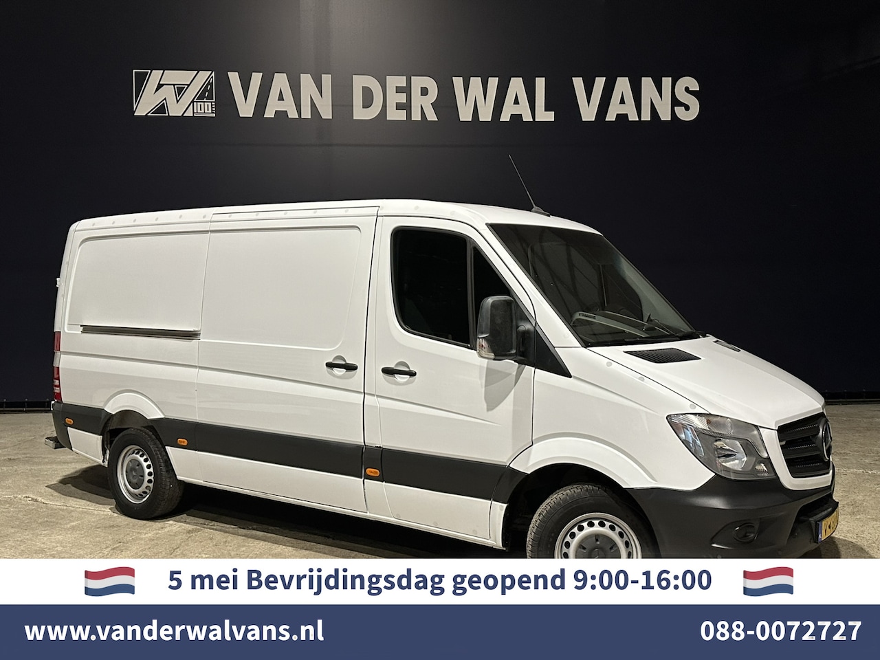 Mercedes-Benz Sprinter - 316 CDI 164pk L2H1 Euro6 Airco | Cruisecontrol | 2800kg trekhaak Parkeersensoren - AutoWereld.nl