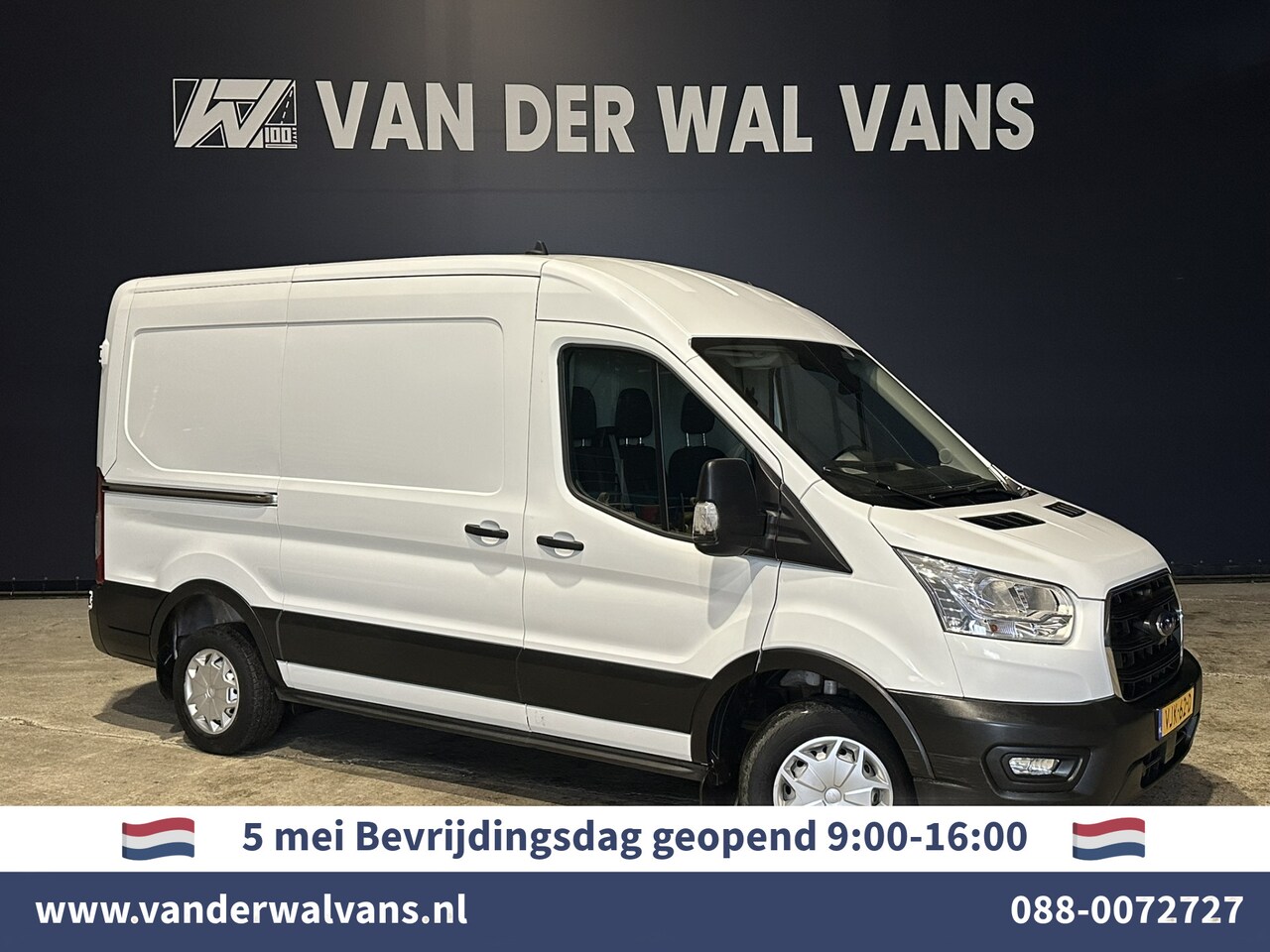 Ford Transit - 2.0 TDCI L2H2 Euro6 Airco | Cruisecontrol | 2450kg Trekhaak | Verwarmde voorruit | Parkeer - AutoWereld.nl