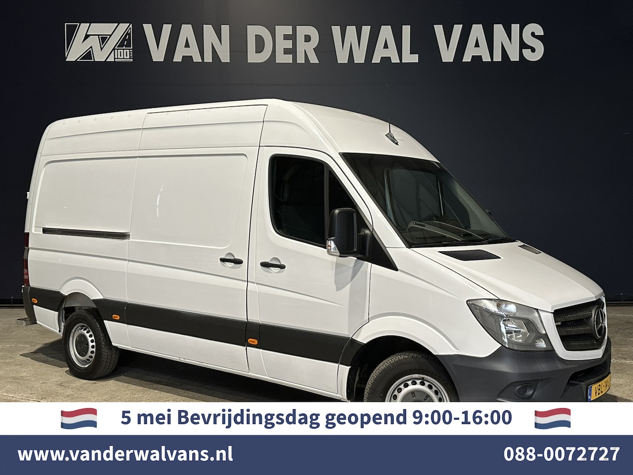 Mercedes-Benz Sprinter - 316 CDI 164pk L2H2 Euro6 Airco | 2800kg trekhaak | Cruisecontrol Parkeersensoren - AutoWereld.nl
