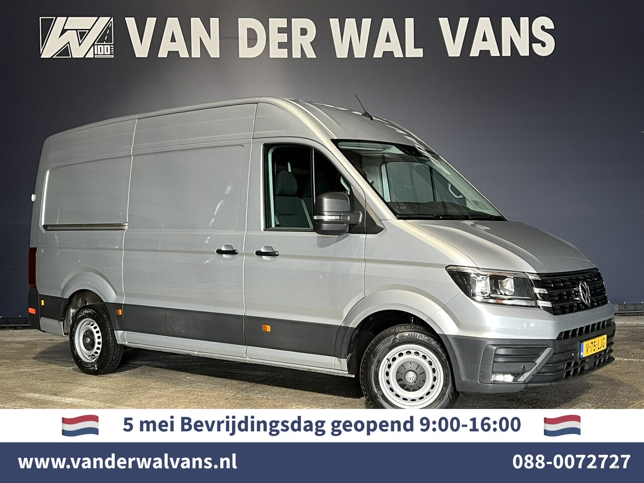 Volkswagen Crafter - 2.0 TDI 141pk L3H3 L2H2 Euro6 Airco | Camera | Apple Carplay | Android Auto Parkeersensore - AutoWereld.nl