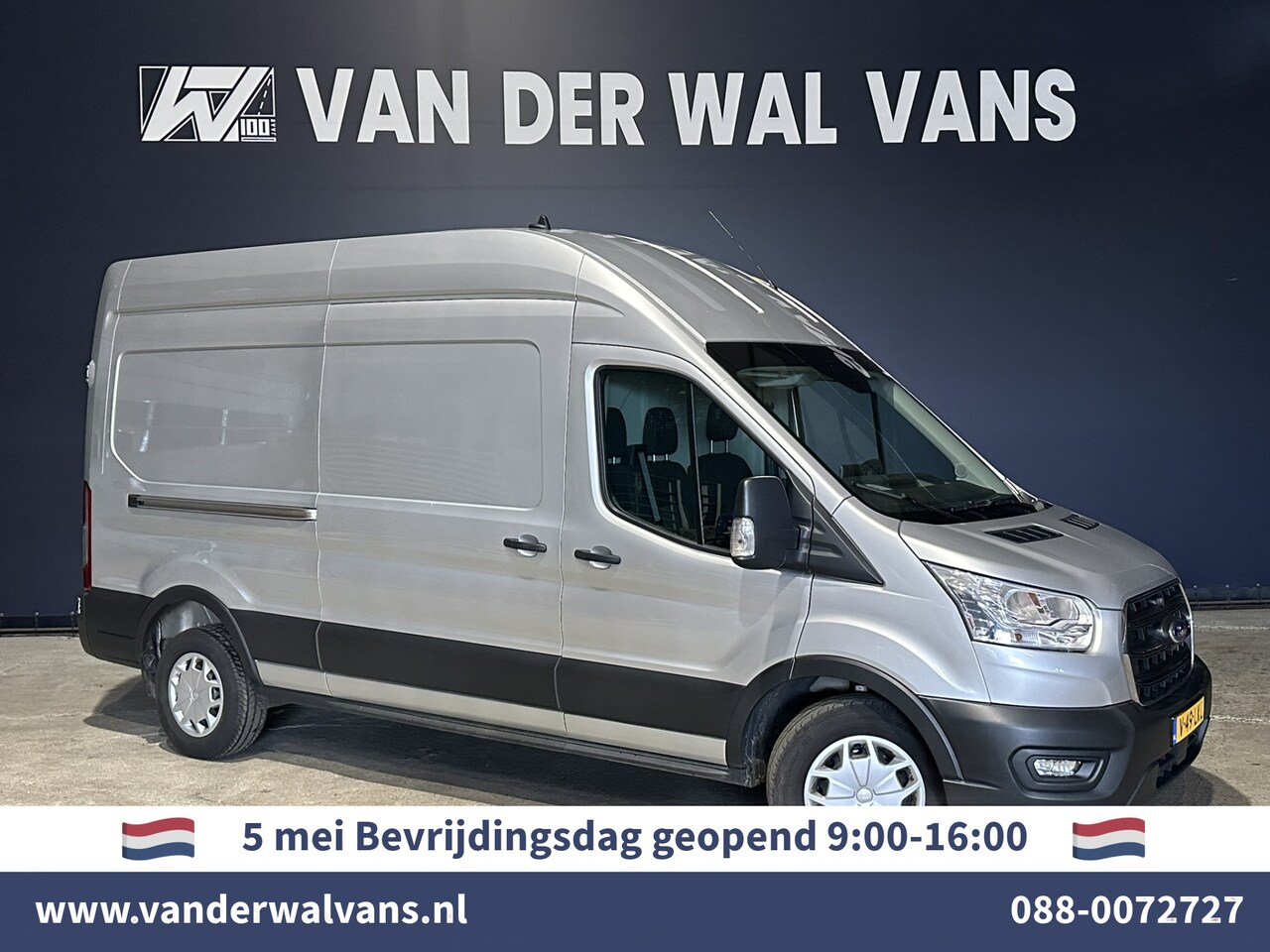 Ford Transit - 2.0 TDCI 170pk L3H3 Euro6 Airco | Navigatie | 2500kg Trekhaak | Cruisecontrol Verwarmde vo - AutoWereld.nl
