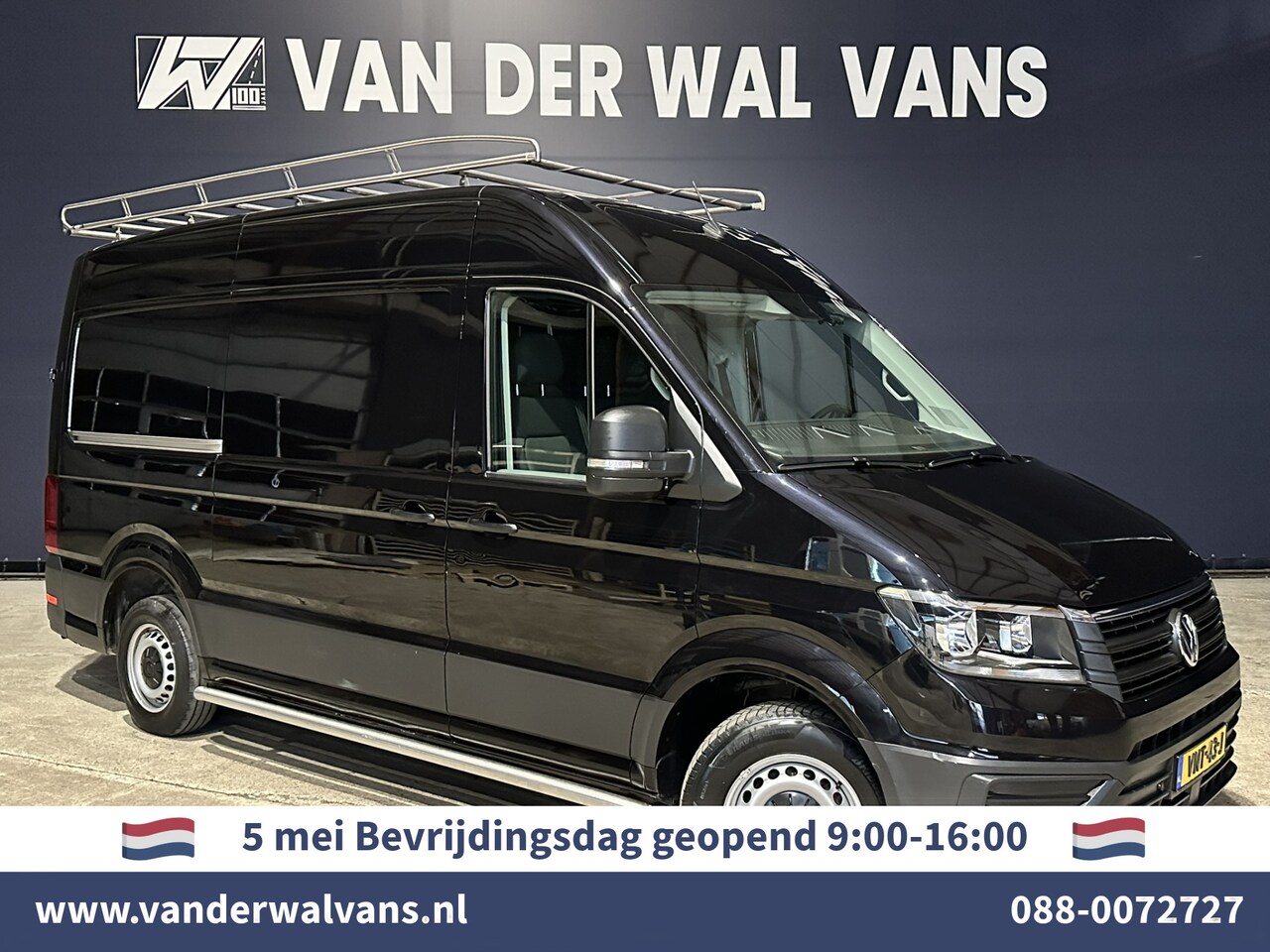 Volkswagen Crafter - 2.0 TDI L3H3 L2H2 Euro6 Airco | Imperiaal | Cruisecontrol | Trekhaak Parkeersensoren, Side - AutoWereld.nl
