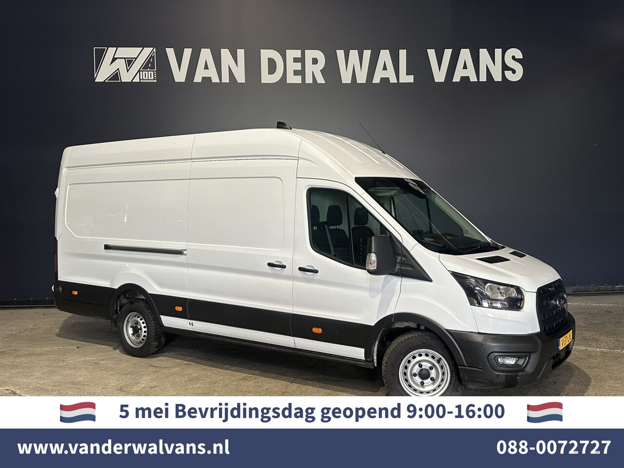 Ford Transit - 2.0 TDCI 131pk L4H3 Fabrieksgarantie Euro6 Airco | Camera | Navigatie | Cruisecontrol | Pa - AutoWereld.nl