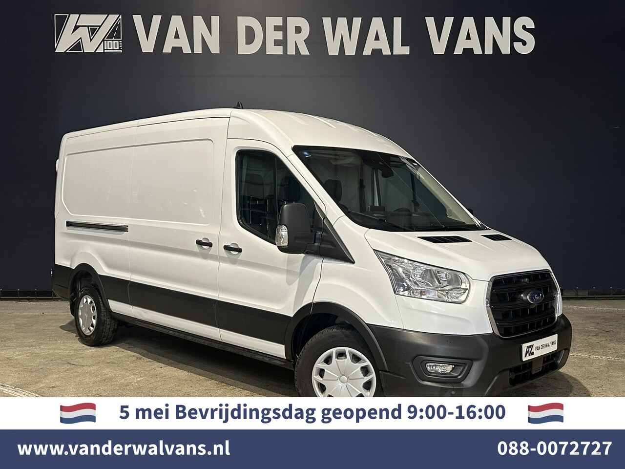 Ford Transit - 2.0 TDCI 131pk L2H2 Euro6 Airco | Camera | Navigatie | Apple Carplay Android Auto, Cruisec - AutoWereld.nl
