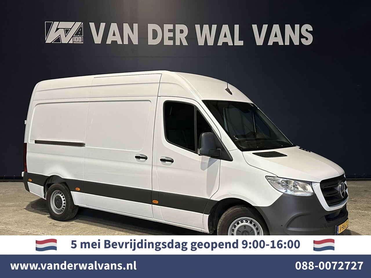 Mercedes-Benz Sprinter - 317 CDI 170pk 9G-Tronic Automaat L2H2 Fabrieksgarantie Euro6 Airco | Camera | Navigatie Cr - AutoWereld.nl