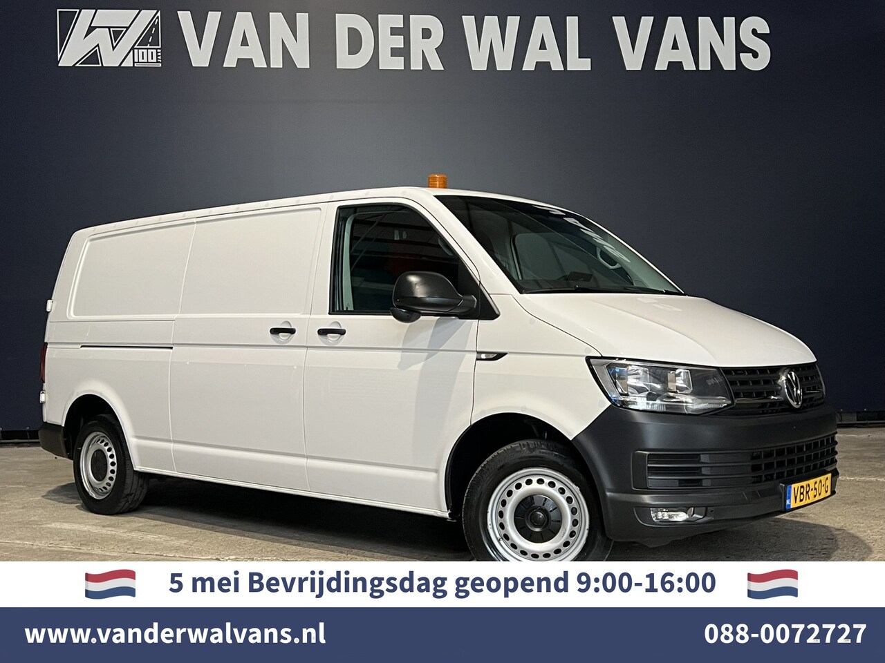 Volkswagen Transporter - 2.0 TDI 150pk L2H1 inrichting Euro6 Airco | Omvormer | Camera | Cruisecontrol 2500kg Trekh - AutoWereld.nl