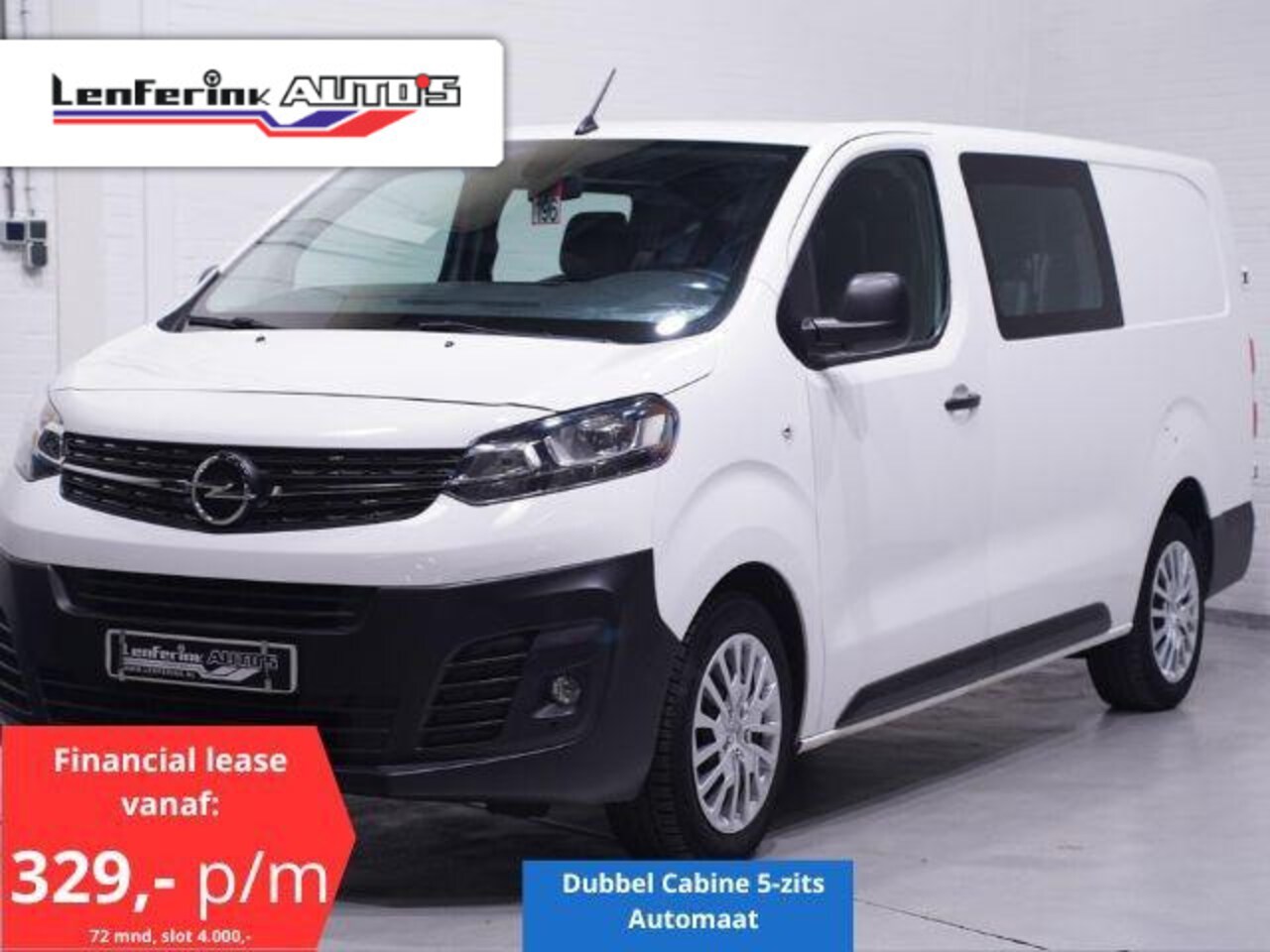 Opel Vivaro - 2.0 CDTI 122 pk L3 Dubbel Cabine Automaat Airco Cruise Control, Dodehoek Assist, PDC V+A, - AutoWereld.nl