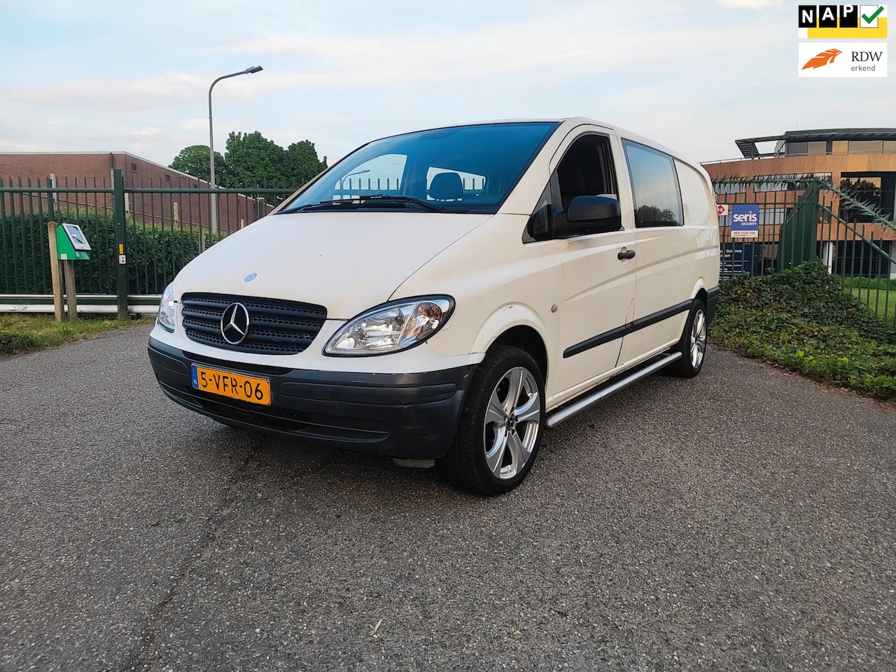 Mercedes-Benz Vito - 109 CDI 320 Lang DC Amigo luxe Apk! Nap!!! - AutoWereld.nl