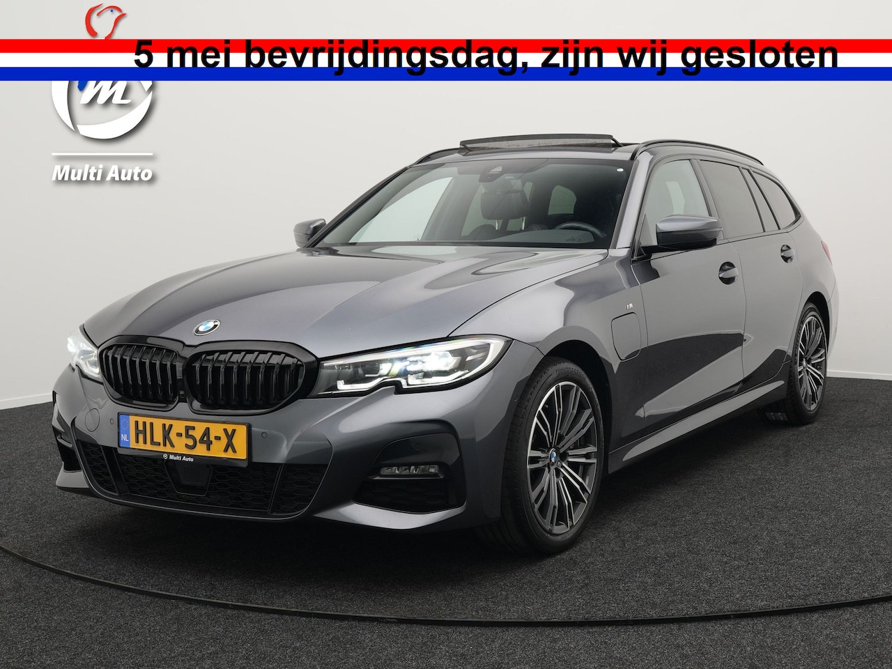 BMW 3-serie Touring - 330e M Sport Plug In Hybrid Dealer O.H. PHEV | Panodak | Lederen Sportstoelen Verwarmd | A - AutoWereld.nl