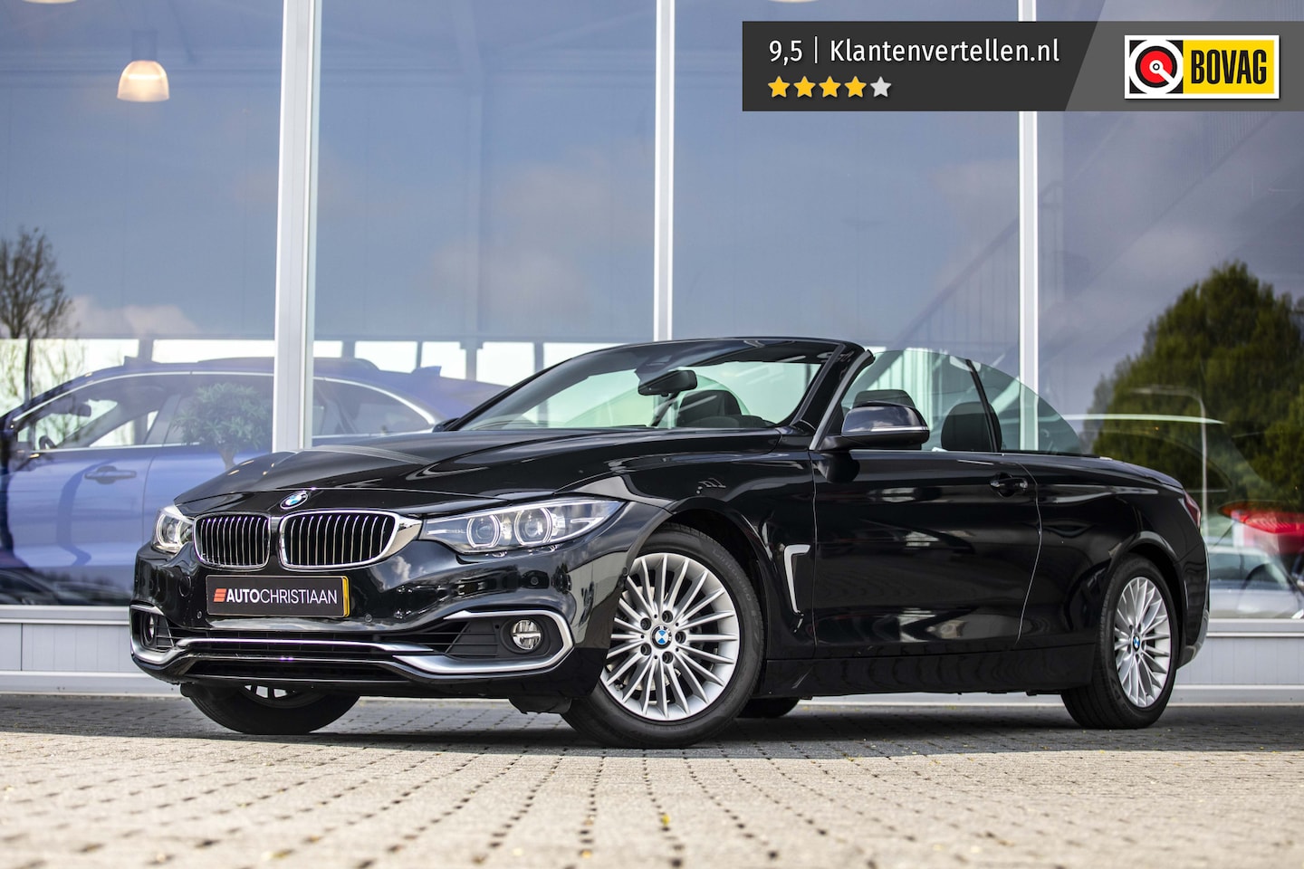 BMW 4-serie Cabrio - 420i High Executive | Nekverwarm. | Camera | NL Auto - AutoWereld.nl