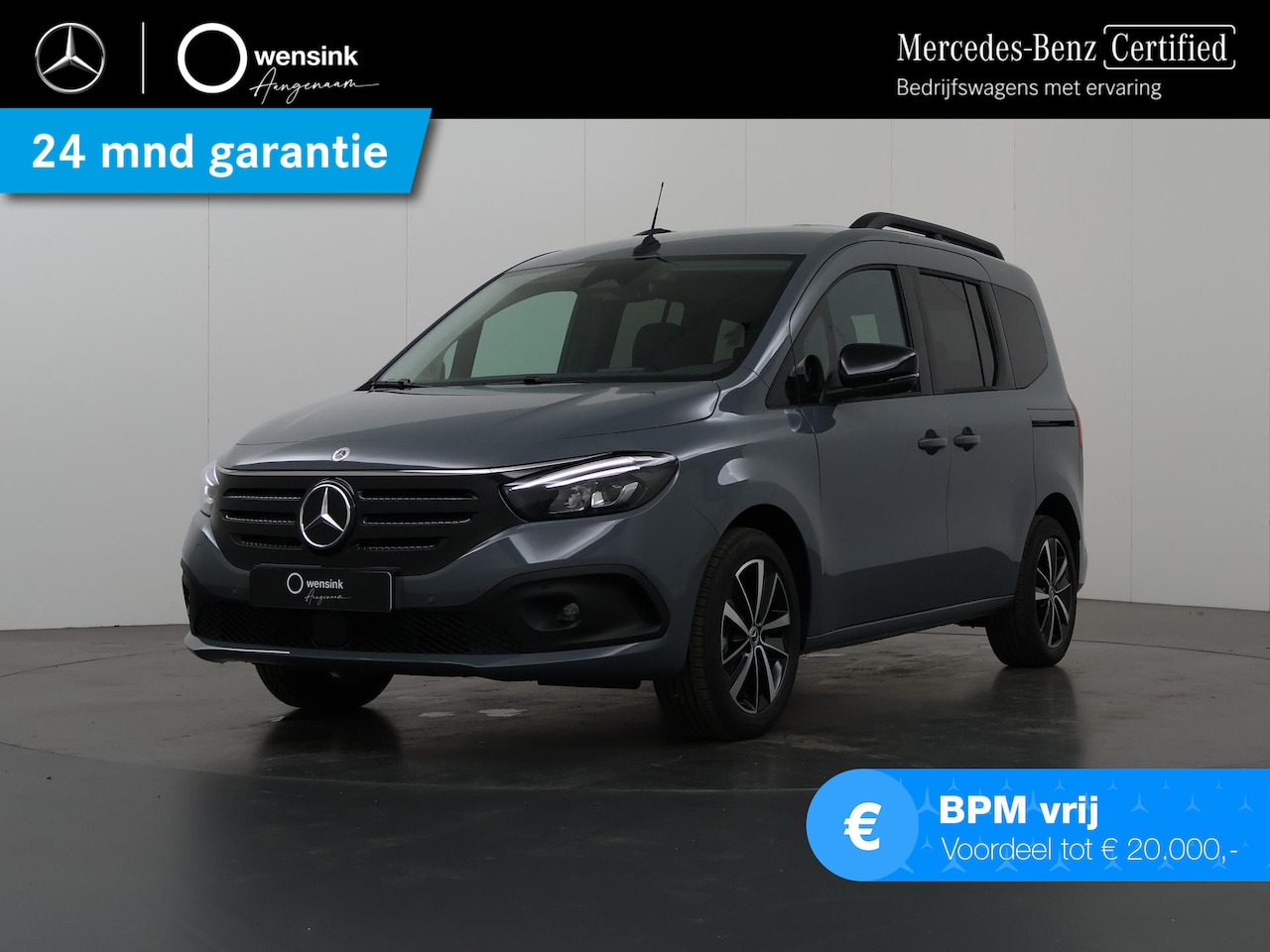Mercedes-Benz EQT Tourer - 200 L1 Premium 45kWh | 35850,- incl. BTW | LED | MBux | Lederen bekleding | Climate Contro - AutoWereld.nl