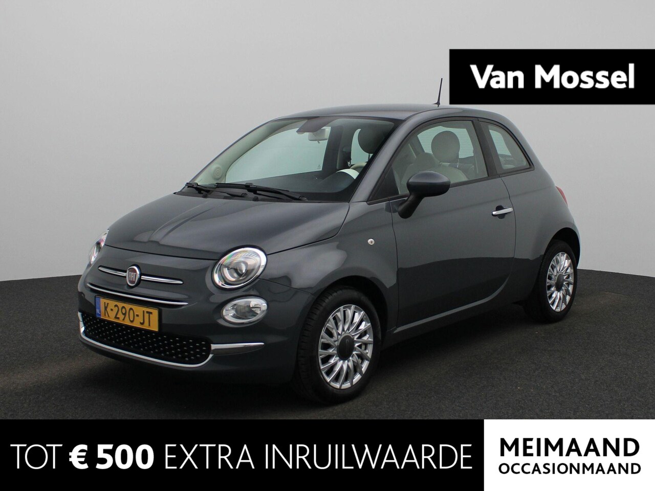 Fiat 500 - 1.0 Hybrid Lounge | LMV | DAB | Cruise control | Bluetooth - AutoWereld.nl