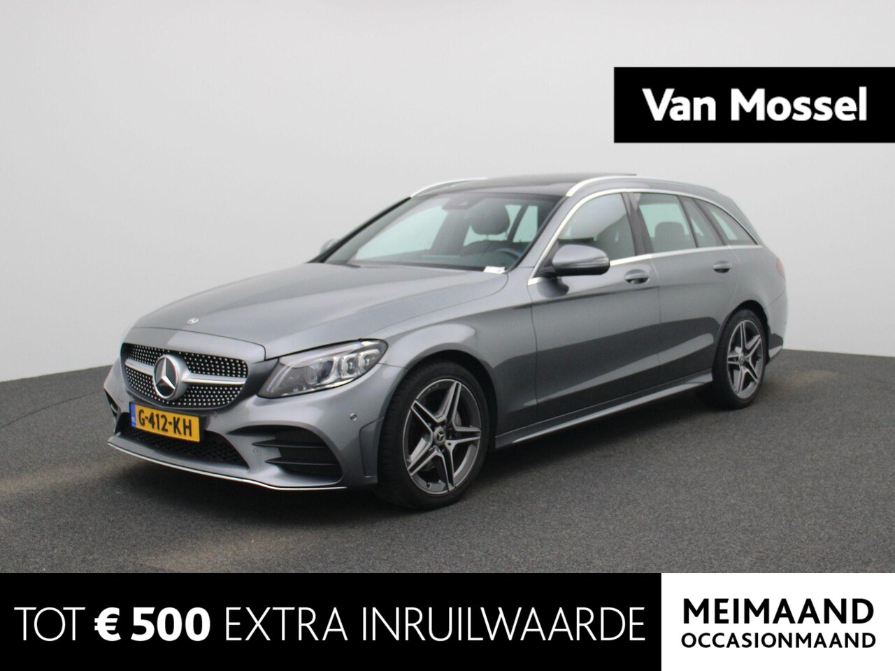 Mercedes-Benz C-klasse Estate - 160 Business Solution AMG AUTOMAAT |PANORAMADAK | VIRTUEEL COCKPIT | NAVIGATIE | AMG PAKKE - AutoWereld.nl