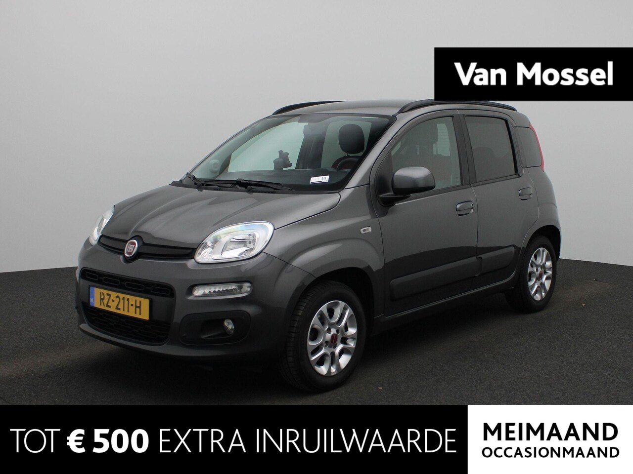 Fiat Panda - 0.9 TwinAir Lounge AUTOMAAT | CAMERA | BLUETOOTH | CLIMATE CONTROL - AutoWereld.nl