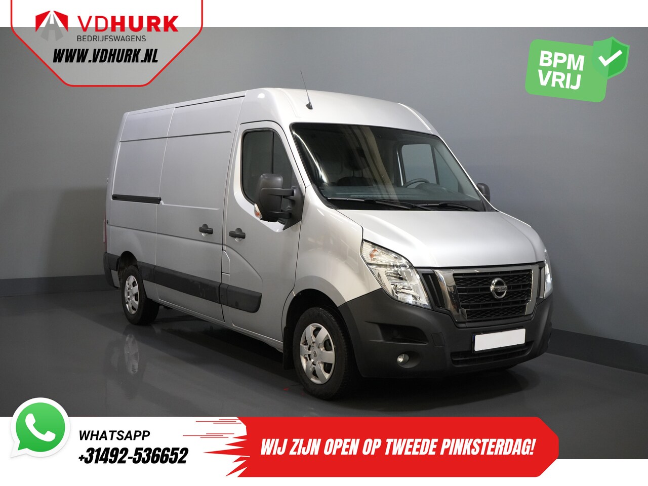Nissan NV400 - 35 2.3 dCi 136 pk L2H2 2x Schuifdeur/ Climate/ Navi/ Cruise/ Camera/ PDC/ Trekhaak - AutoWereld.nl