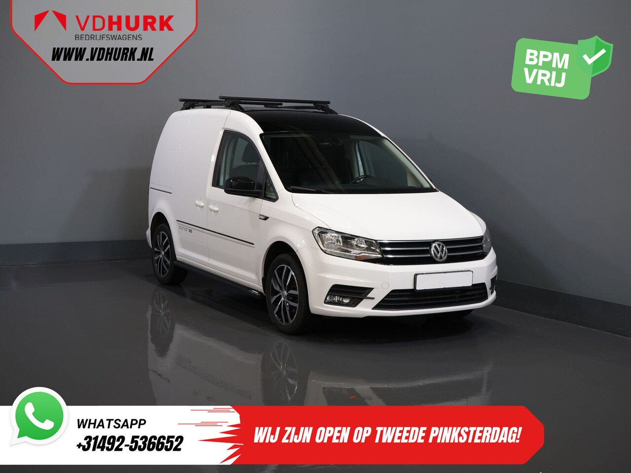 Volkswagen Caddy - 2.0 TDI Edition 35 BPM VRIJ! Standkachel/ Stoelverw./ CarPlay/ PDC/ LMV/ Cruise/ Trekhaak/ - AutoWereld.nl