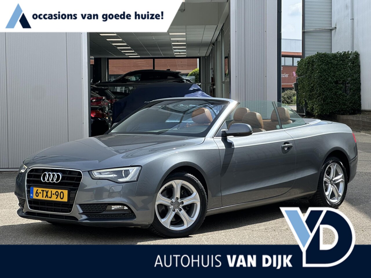 Audi A5 Cabriolet - 1.8 TFSI Pro Line | NL-Auto/Leder/Elektr.Stoel/Navi/Xenon/17-inch - AutoWereld.nl