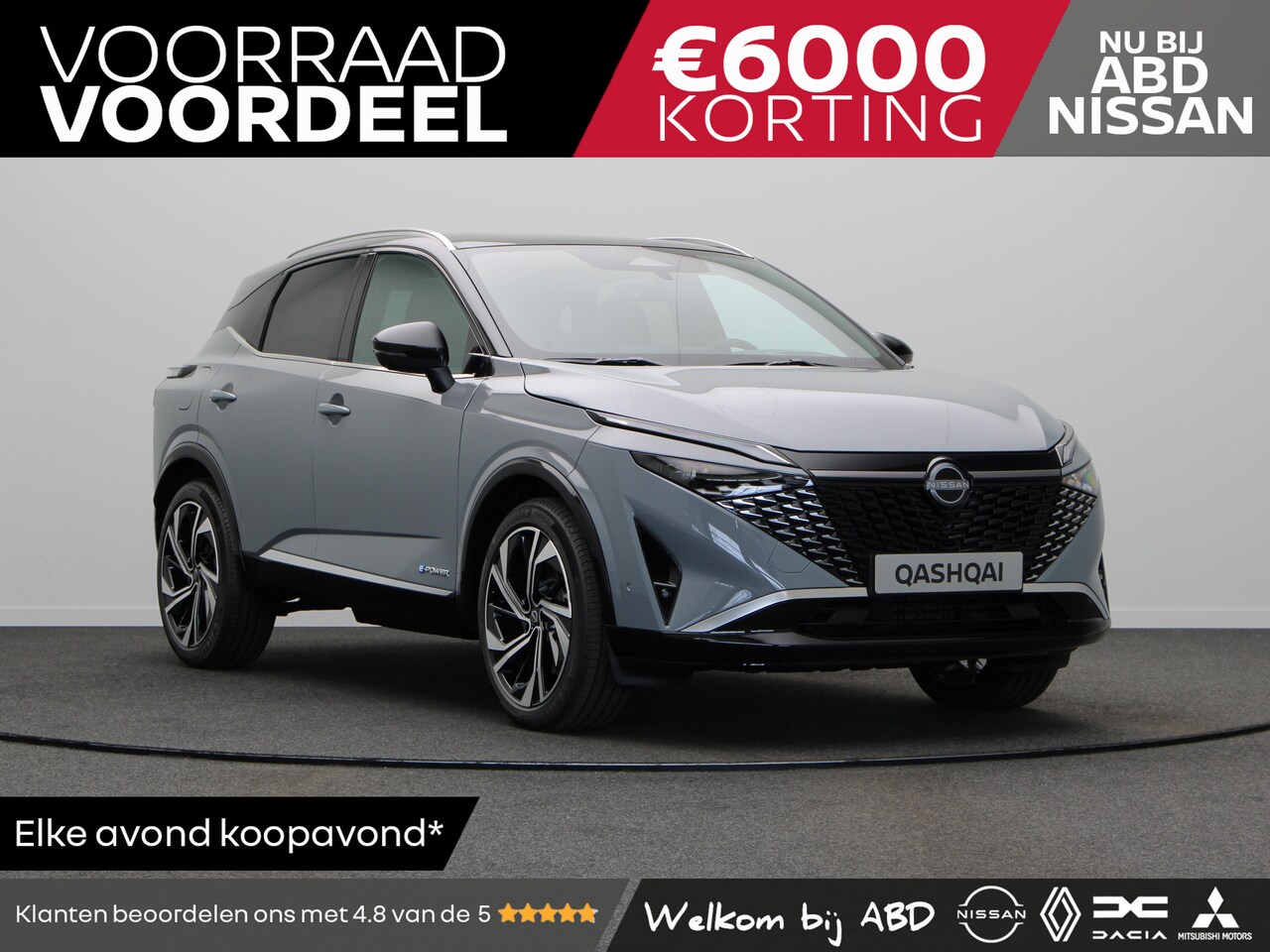 Nissan Qashqai - Nissan Tekna Plus + Two Tone e-Power 190 | 12.3" TFT digitale cockpit | Automatische achte - AutoWereld.nl