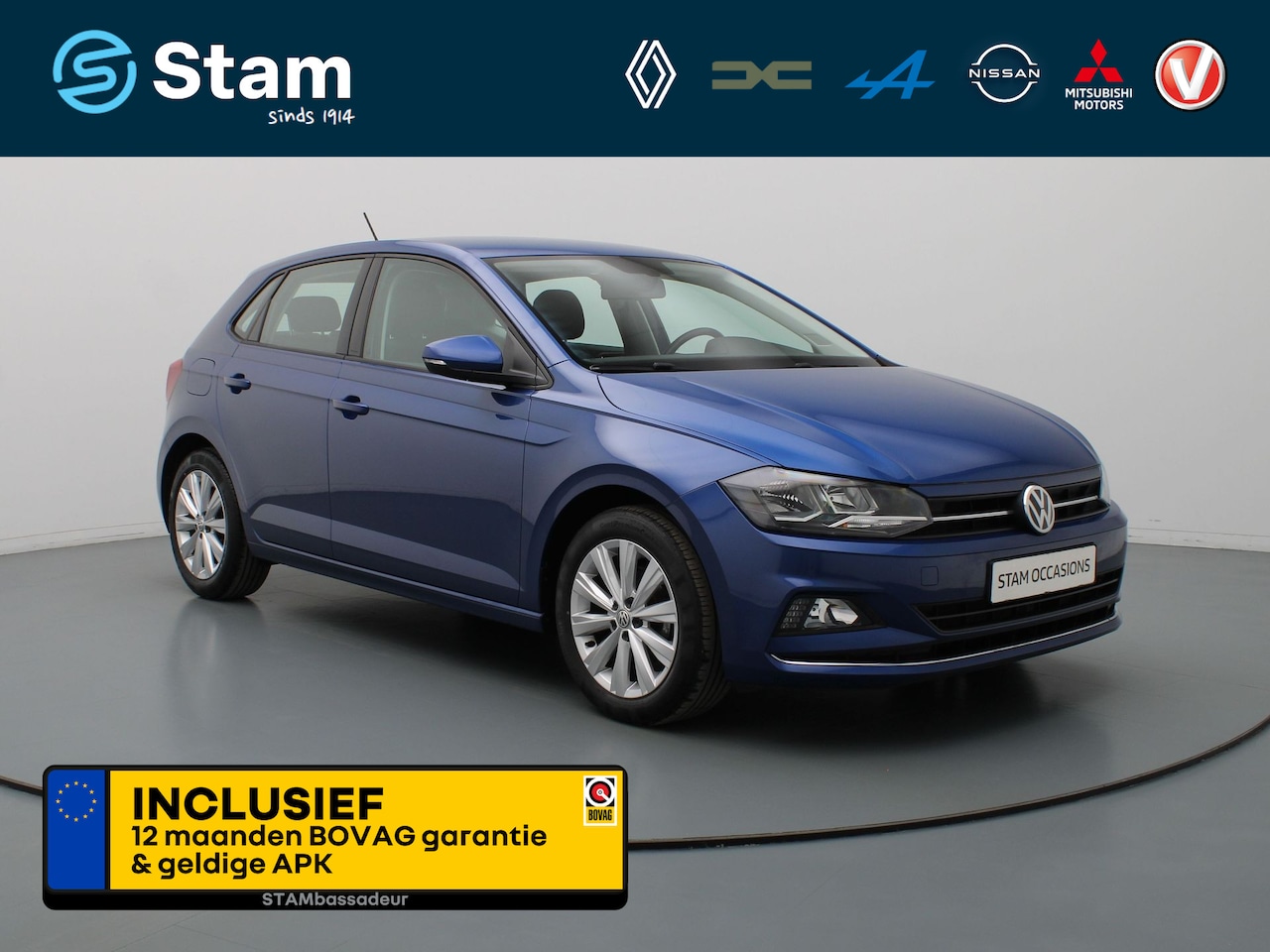 Volkswagen Polo - 1.0 TSI Highline Adapt. Cruise | Climate | Carplay | Navi | 16" Velgen - AutoWereld.nl