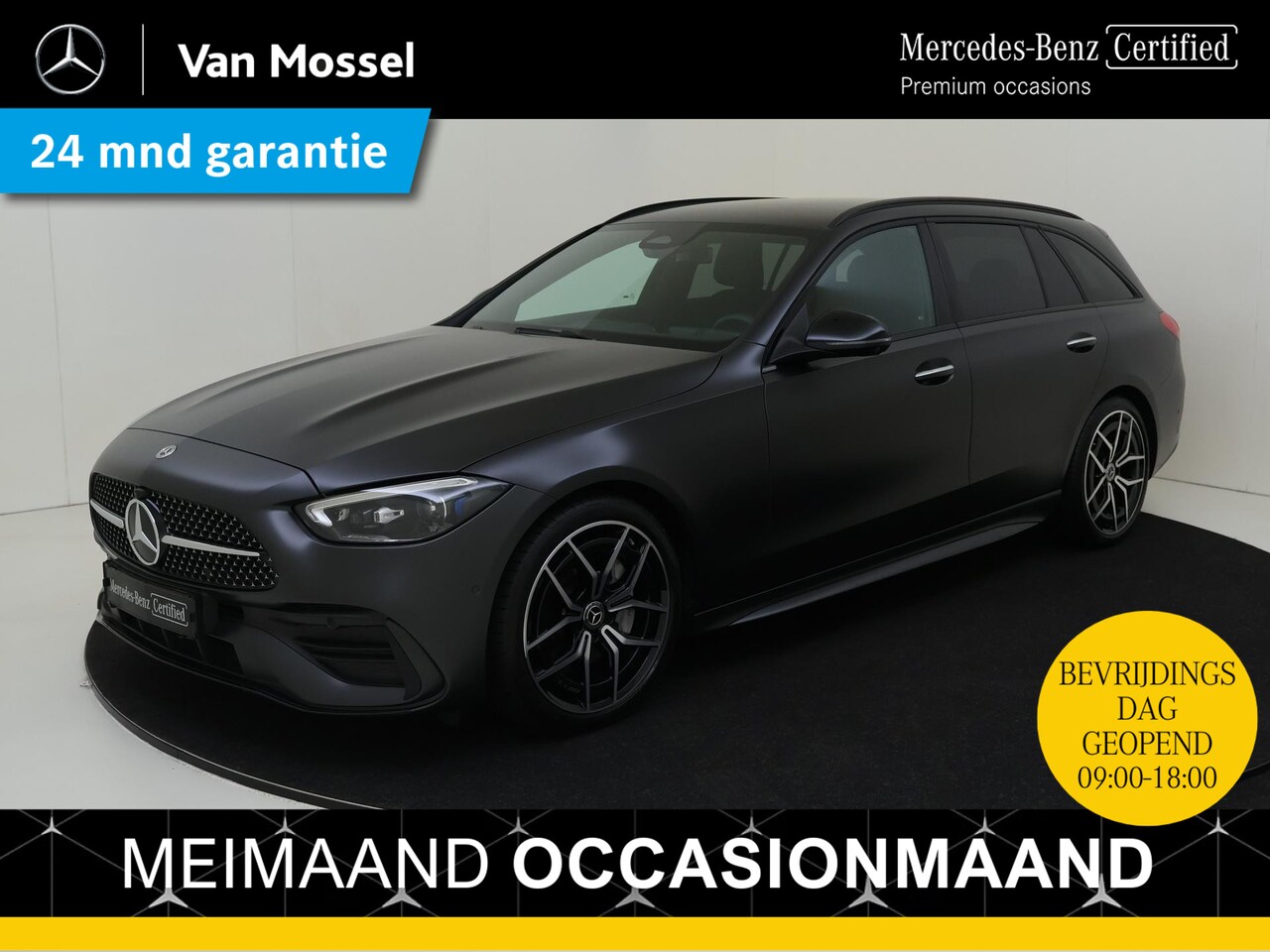 Mercedes-Benz C-klasse Estate - 180 AMG Line / Premium Pack/ 19 inch/ Digital Light/ Keyless GO - AutoWereld.nl