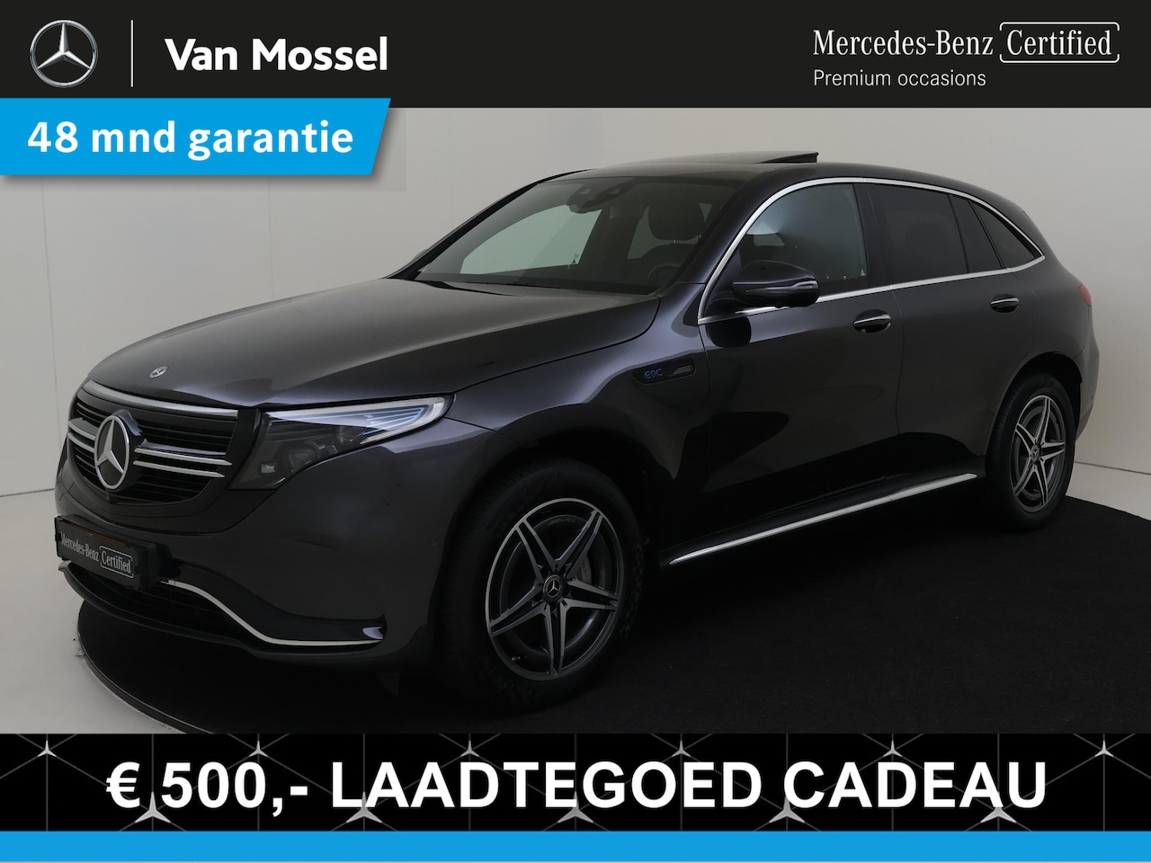 Mercedes-Benz EQC - 400 4MATIC Premium 80 kWh / AMG/ Schuifdak/ - AutoWereld.nl