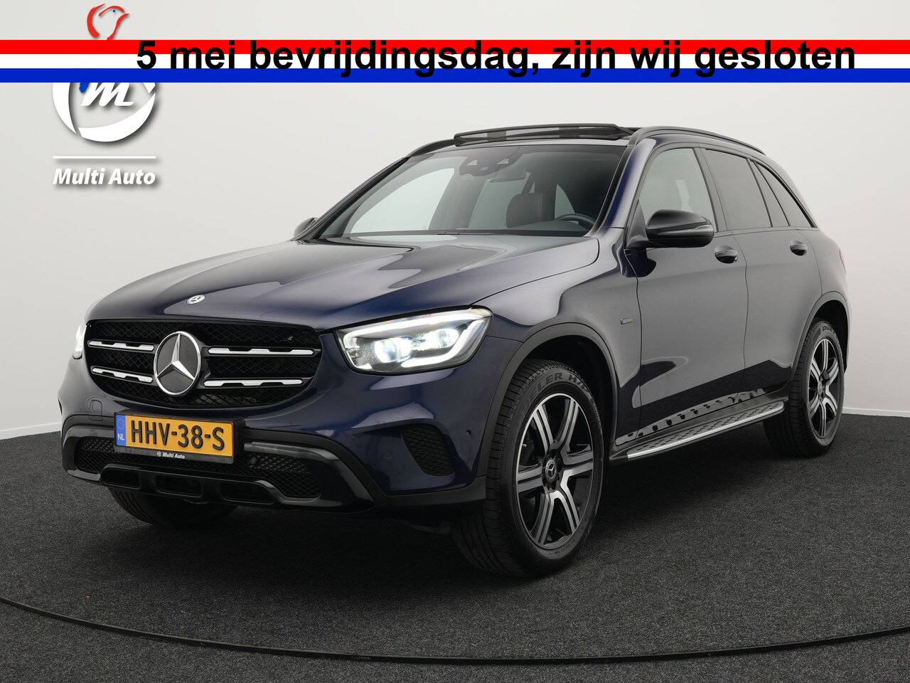 Mercedes-Benz GLC-klasse - 300e 4MATIC Night Plug In Hybrid Dealer O.H 320pk PHEV | Panodak | Adaptive Cruise | Sides - AutoWereld.nl