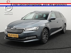 Skoda Superb Combi - 1.4 TSI iV Laurin & Klement Plug in Hybrid 218pk PHEV | Lederen Sportstoelen Memory | Adap