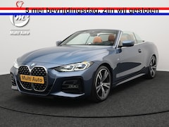 BMW 4-serie Cabrio - 420i M Sport G23 Arctic Race Blue Metallic | Laser LED | Head Up | Harman Kardon | Nek & S