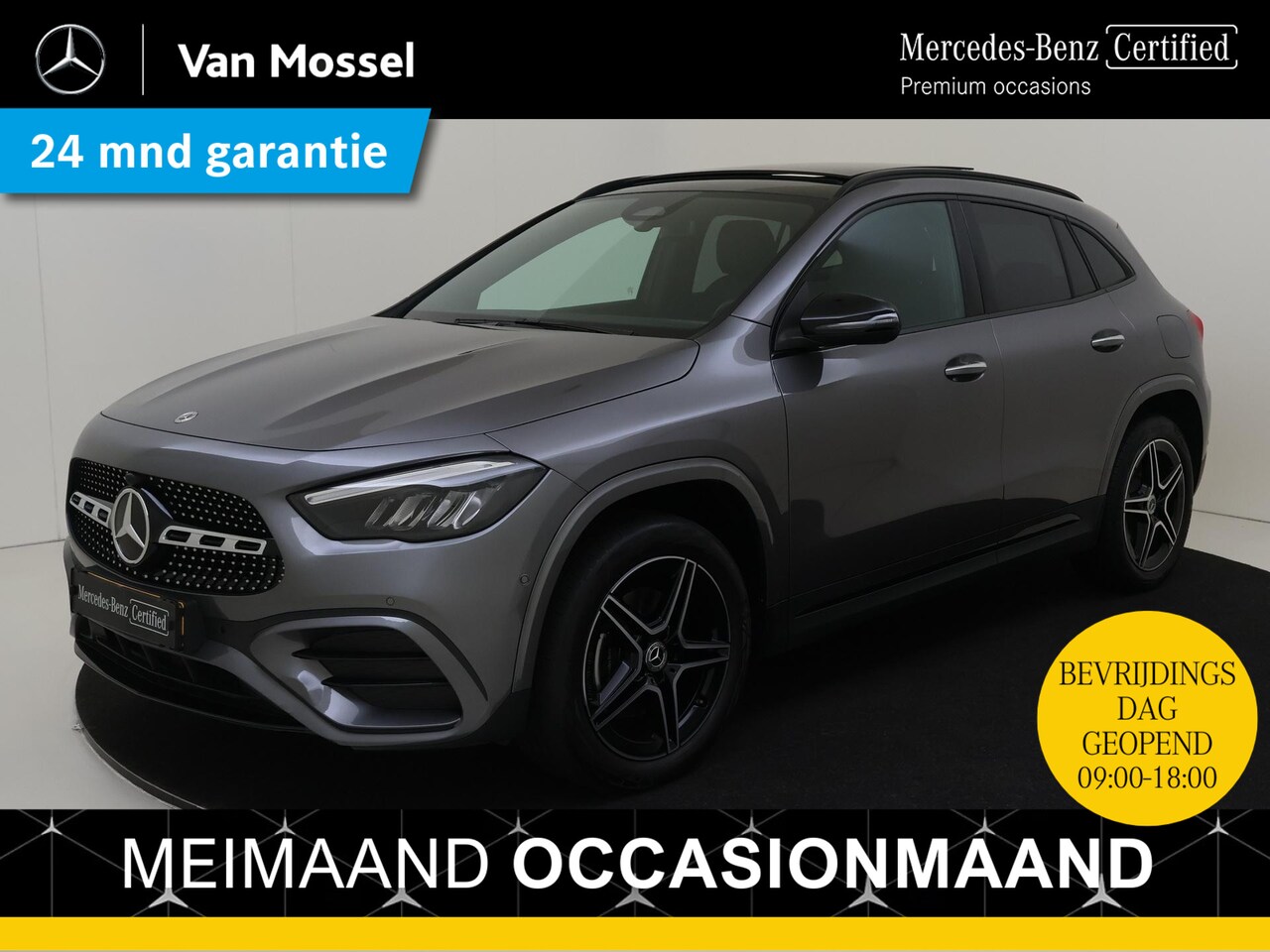 Mercedes-Benz GLA-Klasse - 250 e Star Edition AMG Line / Panoramadak/ Night/ Dodehoek/ Carplay - AutoWereld.nl
