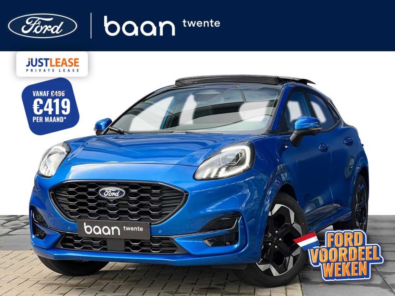Ford Puma - 1.0 EcoBoost Hybrid ST-Line X Automaat | VOORRAAD | Panoramadak | Winter pack | LED koplam - AutoWereld.nl