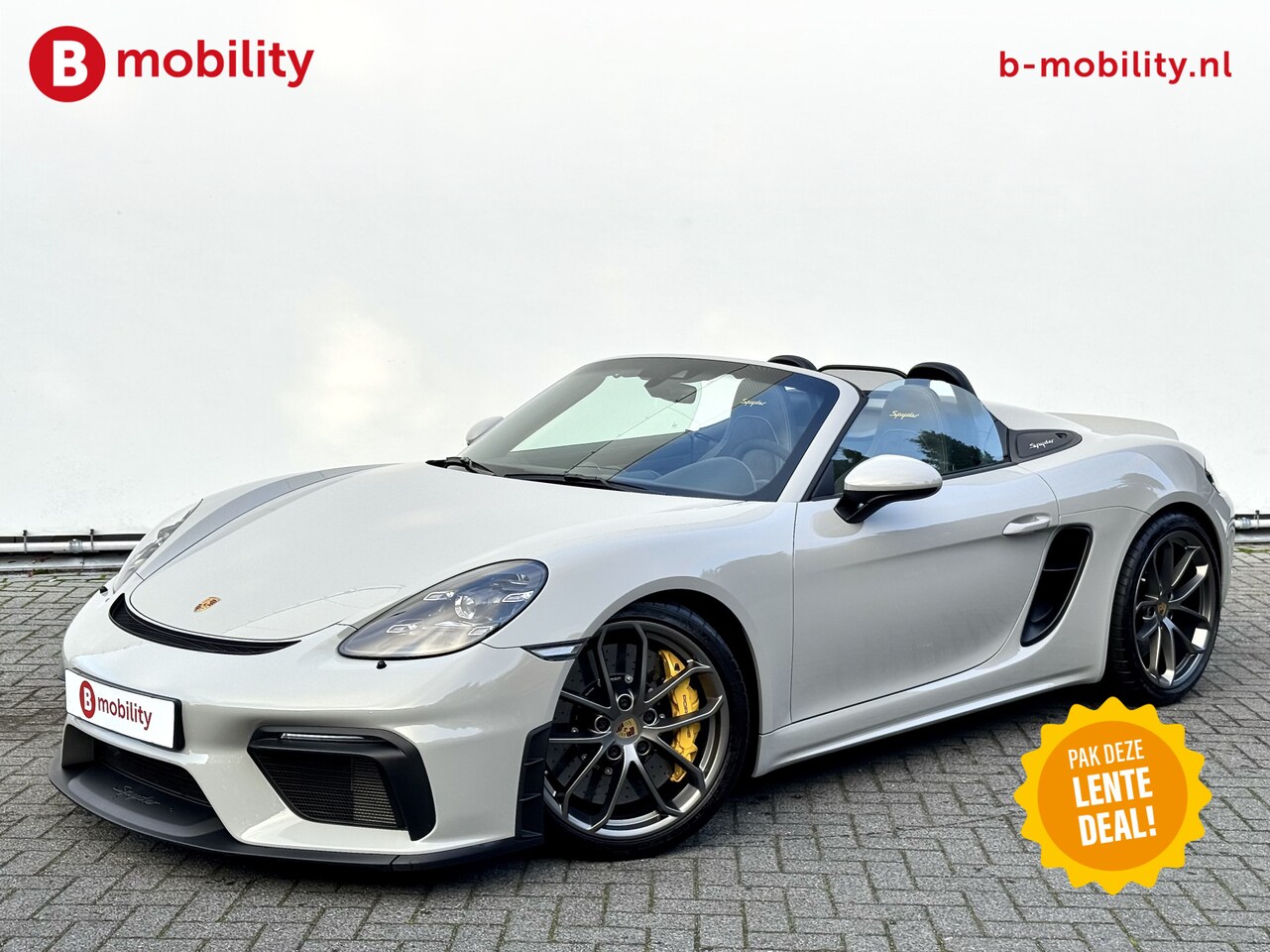 Porsche 718 Spyder - 4.0 421PK NL auto 1e eig. Ceramic Sport Chrono Carbon Memory Burmester | Apple CarPlay | P - AutoWereld.nl