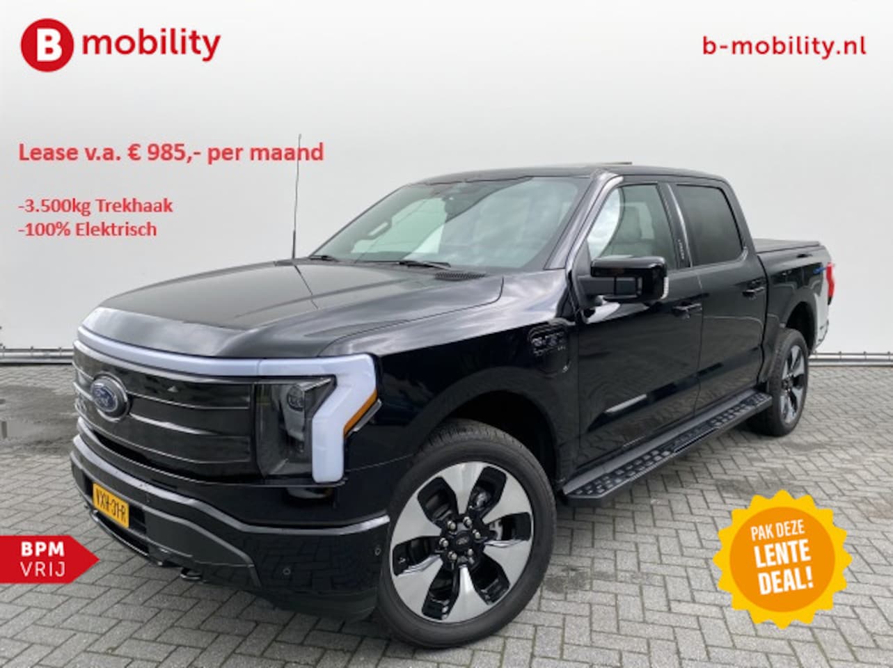 Ford F150 Lightning - F-150 - Platinum 4x4 USA Extended Range 500km | Trekhaak 3500kg | Leer | Top View Camera | - AutoWereld.nl