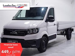 MAN TGE - 2.0 TDI 140 pk L4 Pick Up / Open Laadbak BPM vrij Airco, Apple Carplay, Cruise Control, Lx