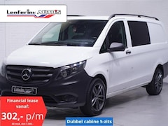 Mercedes-Benz Vito - 116 CDI 163 pk Dubbel Cabine Automaat Lang Navi, Dode Hoek & Lane Assist, Camera Cruise Co