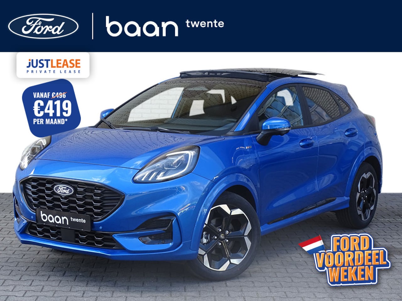 Ford Puma - 1.0 Turbo 125pk Mild Hybride ST-Line X | panoramadak | winterpack | blis | 360 camera | ad - AutoWereld.nl