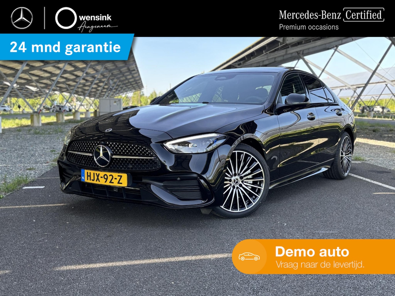 Mercedes-Benz C-klasse - 180 AMG Line | Night | Panoramadak | Digital light | Memory stoelen | Sfeerverlichting | - AutoWereld.nl