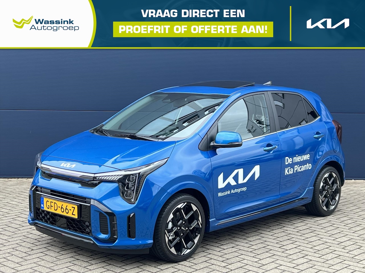 Kia Picanto - 1.0 DPi 63pk 4-zits GT-Line * Full Options* - AutoWereld.nl
