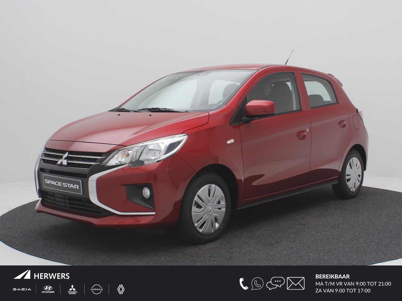 Mitsubishi Space Star - 1.2 Active / €4.135,- Op = Op Voordeel / €17.450,- Rijklaarprijs / Nieuw Uit Voorraad Leve - AutoWereld.nl