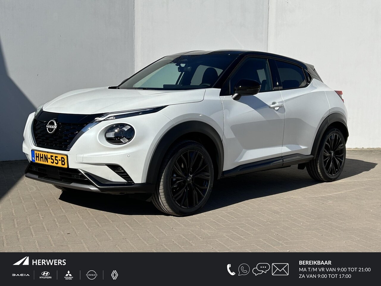 Nissan Juke - 1.6 Hybrid N-Sport / Adaptieve cruise control / half - lederen bekleding / Navigatie / Sto - AutoWereld.nl