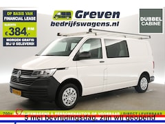 Volkswagen Transporter - 2.0 TDI L2H1 140PK Dubbele Cabine 5 Persoons Airco PDC Imperiaal Elektrpakket Trekhaak