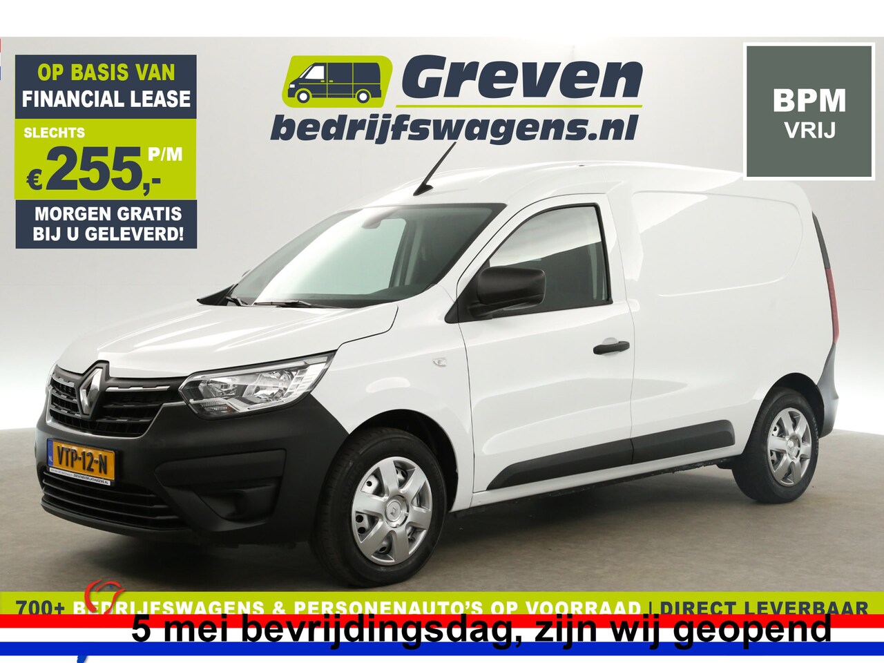 Renault Express - 1.5 dCi L1H1 BPM VRIJ | Airco Cruise Parkeersensoren Elektrpakket Schuifdeur - AutoWereld.nl