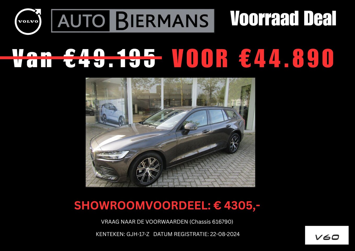 Volvo V60 - B3 163pk Mild Hybrid Aut Essential - AutoWereld.nl