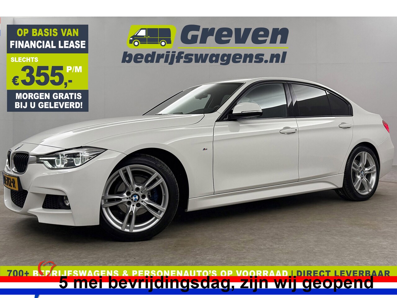 BMW 3-serie - 318i Executive M-Sport Sfeer LED Clima Cruise Navi PDC 18''LMV - AutoWereld.nl